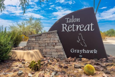 Step into this exquisite single-story home nestled on a coveted on Talon at Grayhawk Golf Course in Arizona - for sale on GolfHomes.com, golf home, golf lot