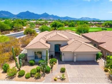 Step into this exquisite single-story home nestled on a coveted on Talon at Grayhawk Golf Course in Arizona - for sale on GolfHomes.com, golf home, golf lot