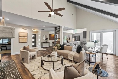 Stunning home with almost 1/2 acre of direct, fantastic views of on Raintree Country Club in North Carolina - for sale on GolfHomes.com, golf home, golf lot