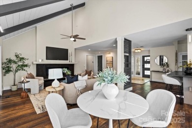 Stunning home with almost 1/2 acre of direct, fantastic views of on Raintree Country Club in North Carolina - for sale on GolfHomes.com, golf home, golf lot