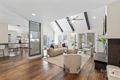 Stunning home with almost 1/2 acre of direct, fantastic views of on Raintree Country Club in North Carolina - for sale on GolfHomes.com, golf home, golf lot