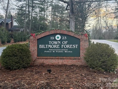 Discover a rare and exceptional opportunity to build your custom on Biltmore Forest Country Club in North Carolina - for sale on GolfHomes.com, golf home, golf lot