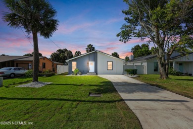 This fully renovated 4-bedroom, 2-bath home blends modern on Jacksonville Beach Golf Course in Florida - for sale on GolfHomes.com, golf home, golf lot