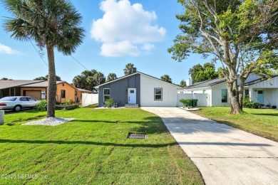 This fully renovated 4-bedroom, 2-bath home blends modern on Jacksonville Beach Golf Course in Florida - for sale on GolfHomes.com, golf home, golf lot