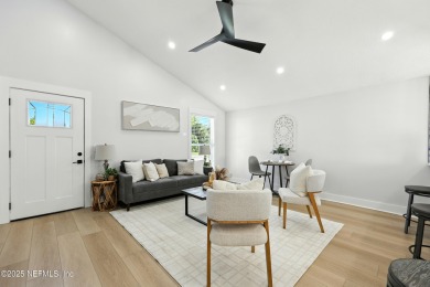 This fully renovated 4-bedroom, 2-bath home blends modern on Jacksonville Beach Golf Course in Florida - for sale on GolfHomes.com, golf home, golf lot
