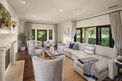 Elegant Mediterranean-style home with sweeping GOLF COURSE & BAY on Coronado Municipal Golf Course in California - for sale on GolfHomes.com, golf home, golf lot