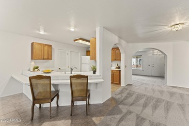 This home is designed for easy, low-maintenance living in a on Sun City Riverview Golf Course in Arizona - for sale on GolfHomes.com, golf home, golf lot