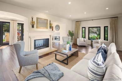 Elegant Mediterranean-style home with sweeping GOLF COURSE & BAY on Coronado Municipal Golf Course in California - for sale on GolfHomes.com, golf home, golf lot