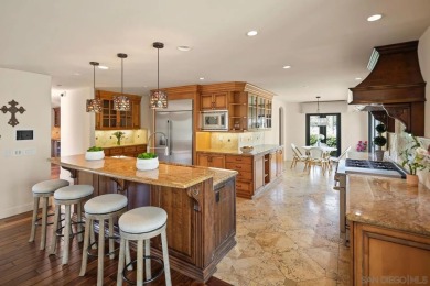 Elegant Mediterranean-style home with sweeping GOLF COURSE & BAY on Coronado Municipal Golf Course in California - for sale on GolfHomes.com, golf home, golf lot