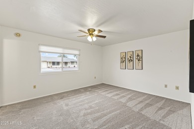 This home is designed for easy, low-maintenance living in a on Sun City Riverview Golf Course in Arizona - for sale on GolfHomes.com, golf home, golf lot