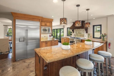 Elegant Mediterranean-style home with sweeping GOLF COURSE & BAY on Coronado Municipal Golf Course in California - for sale on GolfHomes.com, golf home, golf lot