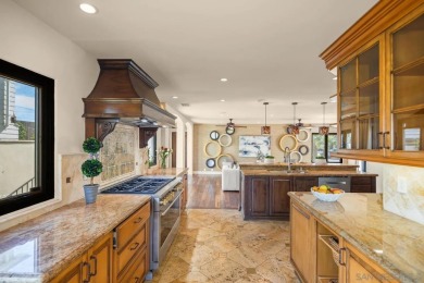 Elegant Mediterranean-style home with sweeping GOLF COURSE & BAY on Coronado Municipal Golf Course in California - for sale on GolfHomes.com, golf home, golf lot