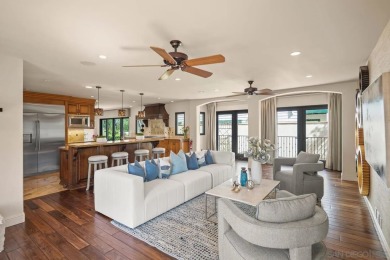Elegant Mediterranean-style home with sweeping GOLF COURSE & BAY on Coronado Municipal Golf Course in California - for sale on GolfHomes.com, golf home, golf lot