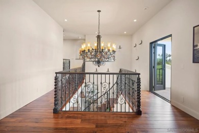 Elegant Mediterranean-style home with sweeping GOLF COURSE & BAY on Coronado Municipal Golf Course in California - for sale on GolfHomes.com, golf home, golf lot
