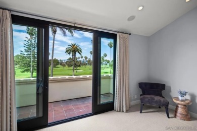Elegant Mediterranean-style home with sweeping GOLF COURSE & BAY on Coronado Municipal Golf Course in California - for sale on GolfHomes.com, golf home, golf lot