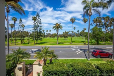 Elegant Mediterranean-style home with sweeping GOLF COURSE & BAY on Coronado Municipal Golf Course in California - for sale on GolfHomes.com, golf home, golf lot