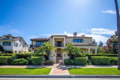 Elegant 5 Bedroom Mediterranean-style home located on a prime on Coronado Municipal Golf Course in California - for sale on GolfHomes.com, golf home, golf lot