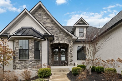 Experience refined luxury in this custom-built home in the on The Bull At Boones Trace in Kentucky - for sale on GolfHomes.com, golf home, golf lot