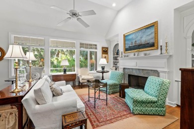 This lovingly maintained low-country style home is set back from on The Seabrook Island Club in South Carolina - for sale on GolfHomes.com, golf home, golf lot