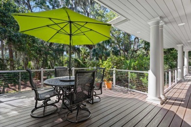 This lovingly maintained low-country style home is set back from on The Seabrook Island Club in South Carolina - for sale on GolfHomes.com, golf home, golf lot