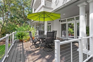 This lovingly maintained low-country style home is set back from on The Seabrook Island Club in South Carolina - for sale on GolfHomes.com, golf home, golf lot