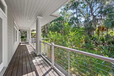 This lovingly maintained low-country style home is set back from on The Seabrook Island Club in South Carolina - for sale on GolfHomes.com, golf home, golf lot