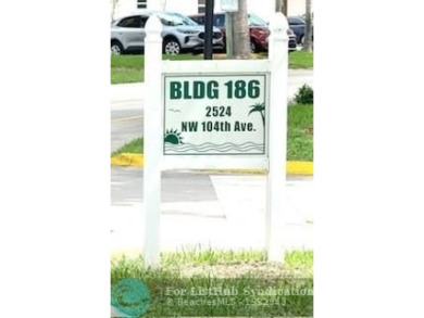 Beautiful Corner Unit with Golf Course View in a senior living on Sunrise Lakes Phase III in Florida - for sale on GolfHomes.com, golf home, golf lot