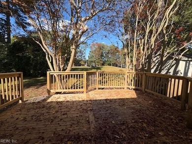 Come relax on the deck and watch the golfers go by! This amazing on Honey Bee Golf Club in Virginia - for sale on GolfHomes.com, golf home, golf lot