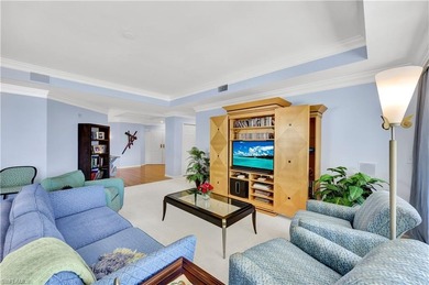 Enjoy panoramic Golf course views from the large screened lanai on Club at Pelican Bay Golf Course in Florida - for sale on GolfHomes.com, golf home, golf lot