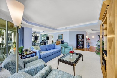 Enjoy panoramic Golf course views from the large screened lanai on Club at Pelican Bay Golf Course in Florida - for sale on GolfHomes.com, golf home, golf lot