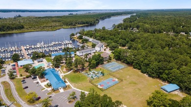 Build your dream home on this half-acre lot in Gated, Marina on Harbour Point Golf Club in North Carolina - for sale on GolfHomes.com, golf home, golf lot
