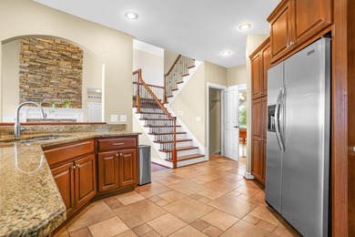 Stunning All Stone Exterior Home in Gated Community with Golf on The Bull At Boones Trace in Kentucky - for sale on GolfHomes.com, golf home, golf lot