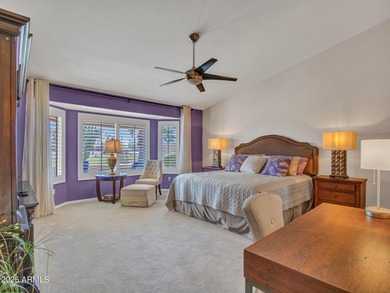 Beautifully maintained expanded Palmera model on the 14th green on Eagles Nest at Pebble Creek in Arizona - for sale on GolfHomes.com, golf home, golf lot