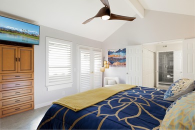 Located behind a dedicated gate in the Barcelona homes cul de on Desert Falls Country Club in California - for sale on GolfHomes.com, golf home, golf lot