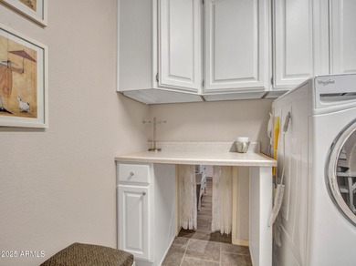 Beautifully maintained expanded Palmera model on the 14th green on Eagles Nest at Pebble Creek in Arizona - for sale on GolfHomes.com, golf home, golf lot