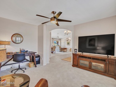 Beautifully maintained expanded Palmera model on the 14th green on Eagles Nest at Pebble Creek in Arizona - for sale on GolfHomes.com, golf home, golf lot