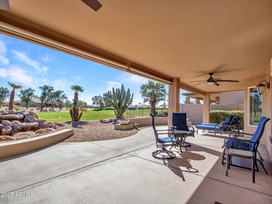 Beautifully maintained expanded Palmera model on the 14th green on Eagles Nest at Pebble Creek in Arizona - for sale on GolfHomes.com, golf home, golf lot