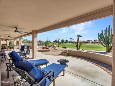 Beautifully maintained expanded Palmera model on the 14th green on Eagles Nest at Pebble Creek in Arizona - for sale on GolfHomes.com, golf home, golf lot