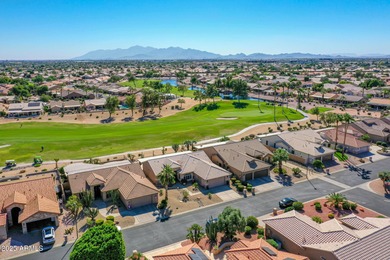 Beautifully maintained expanded Palmera model on the 14th green on Eagles Nest at Pebble Creek in Arizona - for sale on GolfHomes.com, golf home, golf lot