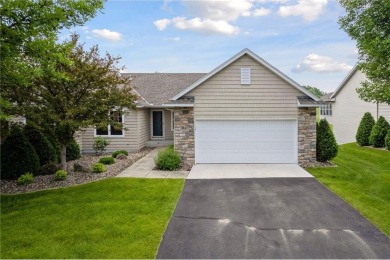 Enjoy one-level living in this end-unit townhome situated on a on Golf at the Legacy in Minnesota - for sale on GolfHomes.com, golf home, golf lot