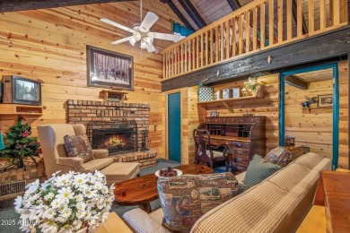 Experience timeless charm and mountain serenity in this fully on White Mountain Country Club in Arizona - for sale on GolfHomes.com, golf home, golf lot