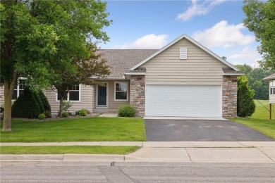 Enjoy one-level living in this end-unit townhome situated on a on Golf at the Legacy in Minnesota - for sale on GolfHomes.com, golf home, golf lot