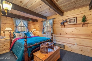 Experience timeless charm and mountain serenity in this fully on White Mountain Country Club in Arizona - for sale on GolfHomes.com, golf home, golf lot