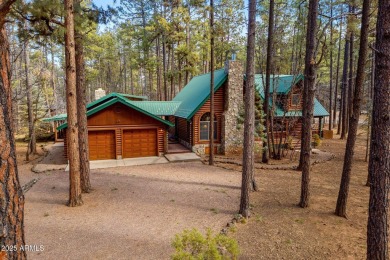Experience timeless charm and mountain serenity in this fully on White Mountain Country Club in Arizona - for sale on GolfHomes.com, golf home, golf lot