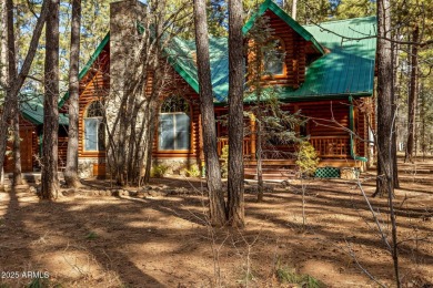 Experience timeless charm and mountain serenity in this fully on White Mountain Country Club in Arizona - for sale on GolfHomes.com, golf home, golf lot