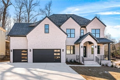 Luxurious NEW CONSTRUCTION Contemporary Modern four-sided brick on Collins Hill Golf Club in Georgia - for sale on GolfHomes.com, golf home, golf lot