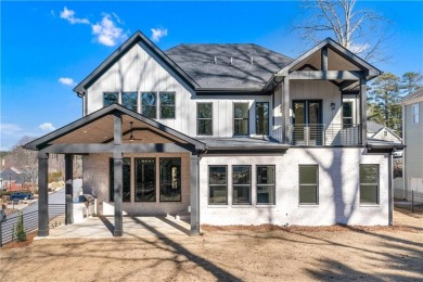 Luxurious NEW CONSTRUCTION Contemporary Modern four-sided brick on Collins Hill Golf Club in Georgia - for sale on GolfHomes.com, golf home, golf lot