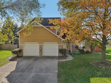 Welcome to this charming two-story home in Hearthstone, central on William Sahm Golf Course in Indiana - for sale on GolfHomes.com, golf home, golf lot