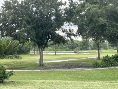 On golf course. Beautiful sunset views overlooking golf course on Summerfield Crossing Golf Club in Florida - for sale on GolfHomes.com, golf home, golf lot