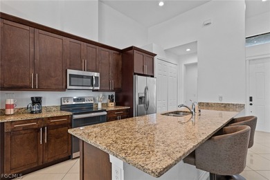 From the moment you arrive, this 3 bedroom, 2 bathroom pool home on Burnt Store Golf Club in Florida - for sale on GolfHomes.com, golf home, golf lot